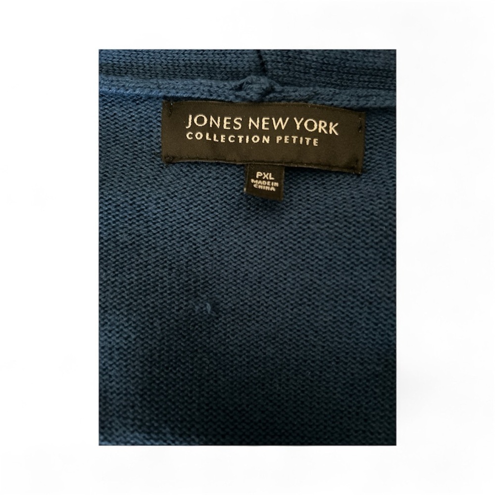 Jones New York Navy Knit Cardigan - PXL - Picture 5 of 10